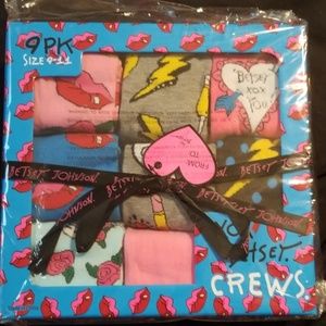Betsey Johnson Crew Sock Set